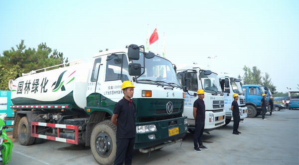 泰安高新區(qū)一天門(mén)大街綠化工程